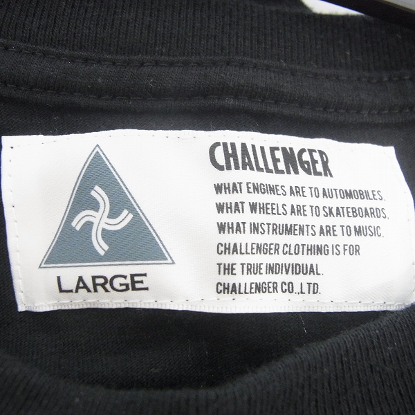 実際に弊社で買取させて頂いたCHALLENGER/チャレンジャー フロントロゴ/車プリント 半袖Tシャツ/Lの画像 2枚目