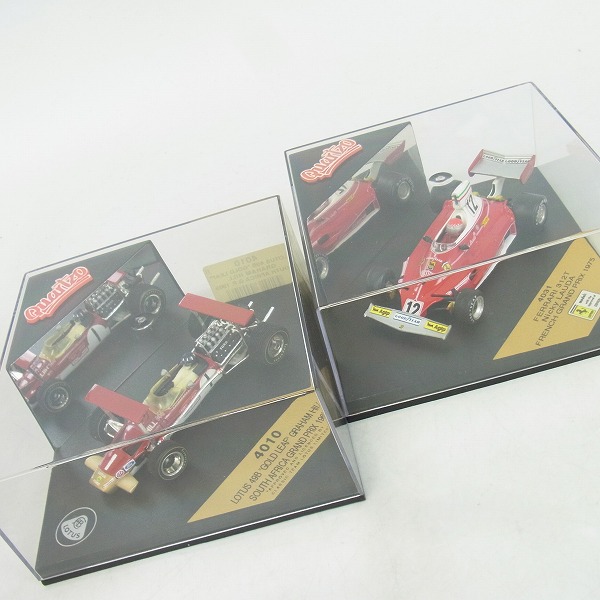 Quartzo/カルツォ 1/43 モデルカー F1 ロータス/フェラーリ 2点セット