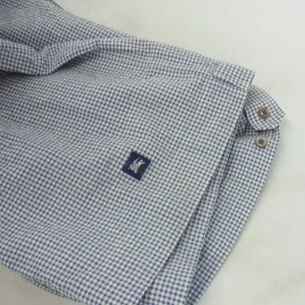 実際に弊社で買取させて頂いたBURBERRY/バーバリーロンドン 半袖チェックシャツ/Mの画像 6枚目