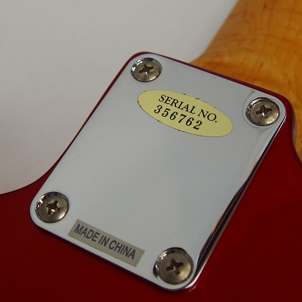 実際に弊社で買取させて頂いた★【動作確認済】BUSKER'S/バスカーズ ストラトタイプ ケース付きの画像 7枚目