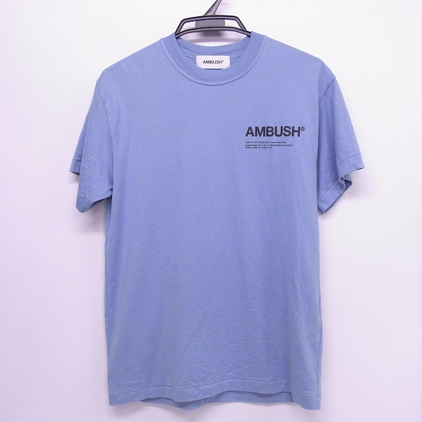 実際に弊社で買取させて頂いたAMBUSH/アンブッシュ AW18 T-SHIRT ロゴTシャツ/1