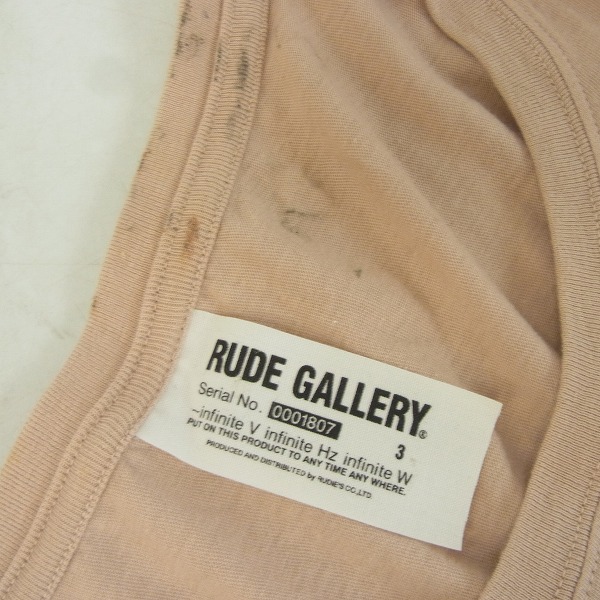 実際に弊社で買取させて頂いたRUDE GALLERY/ルードギャラリー×The Birthday コラボTシャツ 他 カットソー2点セットの画像 2枚目