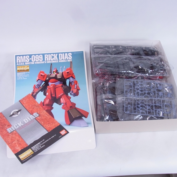 実際に弊社で買取させて頂いたBANDAI/バンダイ MG 機動戦士Zガンダム 1/100 RMS-099 リックディアス クワトロ・バジーナカラー プラモデルの画像 2枚目