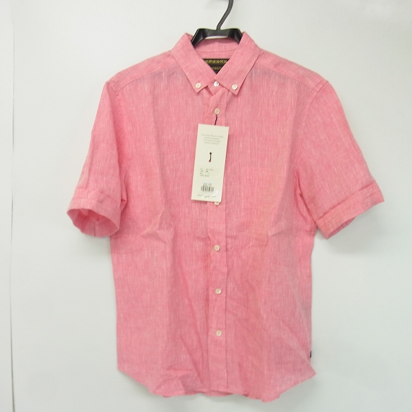 実際に弊社で買取させて頂いた【未使用】drestripドレストリップ 半袖リネンシャツ ピンク 3