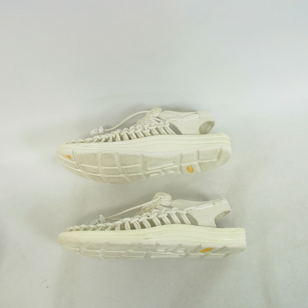 実際に弊社で買取させて頂いたKEEN/キーン UNEEK スターホワイト 編み込みサンダル 1014098/25.5の画像 3枚目