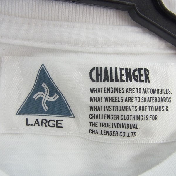 実際に弊社で買取させて頂いたCHALLENGER/チャレンジャー ガールプリント 半袖Tシャツ/Lの画像 2枚目