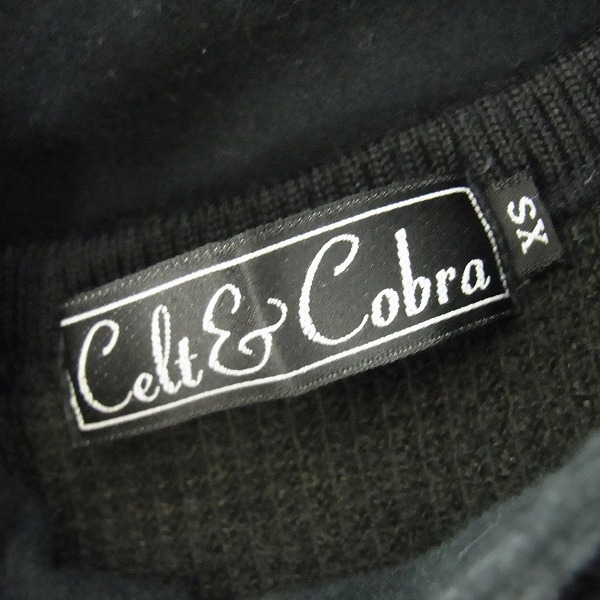 実際に弊社で買取させて頂いたCelt&Cobra/ケルト&コブラ レイヤード 素材切替えシャツ/XSの画像 2枚目