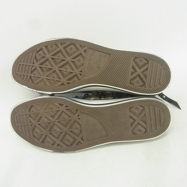 実際に弊社で買取させて頂いたVELVET JAM/ベルベットジャム リメイク CONVERSE オールスター ハイカットスニーカー 27.5の画像 2枚目