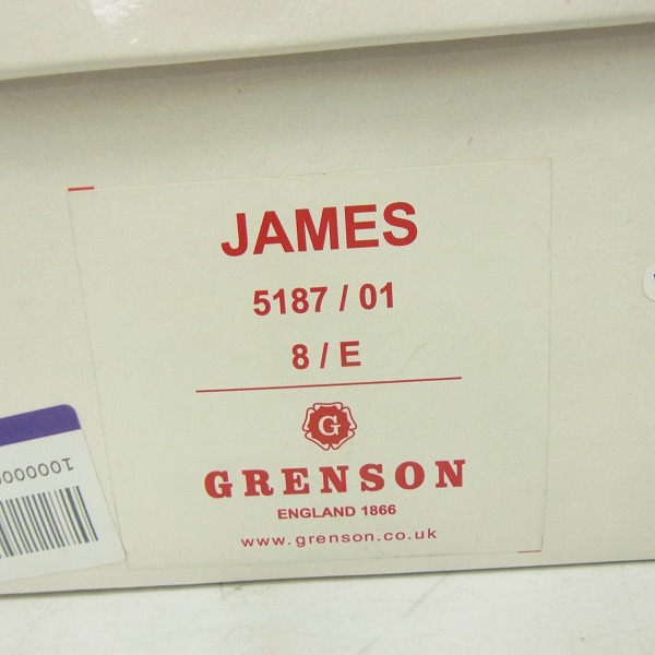 実際に弊社で買取させて頂いたGrenson/グレンソン James ローファー/シューズ/5187/8Eの画像 9枚目