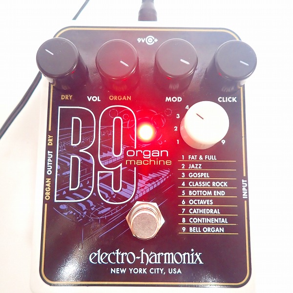 実際に弊社で買取させて頂いた【動作確認済】electro-harmonix/エレクトロハーモニクス B9 Organ Machine の画像 1枚目