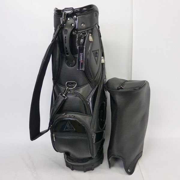 実際に弊社で買取させて頂いた★le coq sportif/ル・コック 6分割キャディバッグ XQQ12280L ブラック