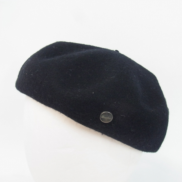 実際に弊社で買取させて頂いたBORSALINO/ボルサリーノ バスク ベレー帽 ブラック/L