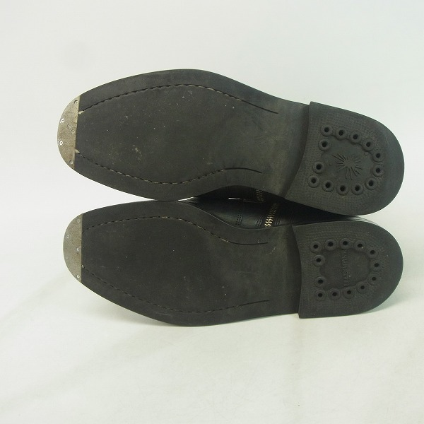 実際に弊社で買取させて頂いたMIHARAYASUHIRO/ミハラヤスヒロ サイドジップ レザーブーツ 27.0の画像 3枚目