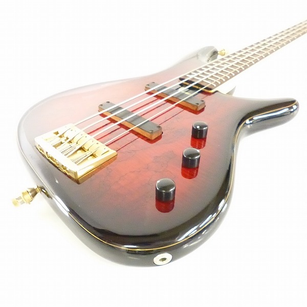実際に弊社で買取させて頂いた★Sugi/スギ・ギターズ Nigt Breeze ナイトブリーズ NB4C SPL/A-MAHO DRB ダークレッドバースト エレキベースの画像 3枚目
