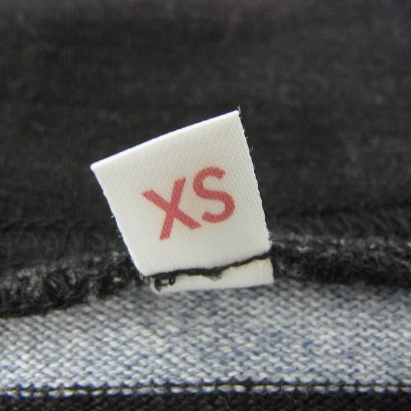 実際に弊社で買取させて頂いたBLUE BLUE/ブルーブルー ボーダー柄 Vネック カットソー/XSの画像 3枚目