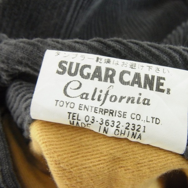 実際に弊社で買取させて頂いたSUGAR CANE/シュガーケーン ボア コーデュロイジャケット/Lの画像 4枚目