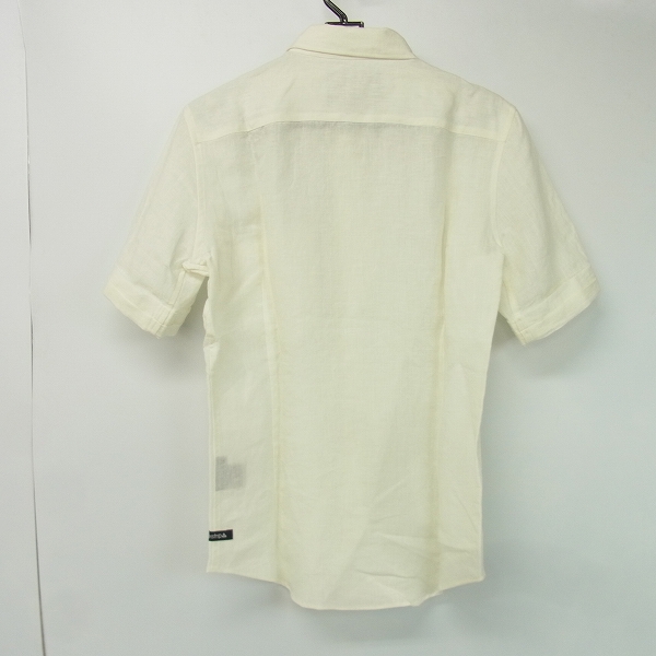 実際に弊社で買取させて頂いたdrestripドレストリップ 半袖リネンシャツ アイボリー系 1の画像 1枚目