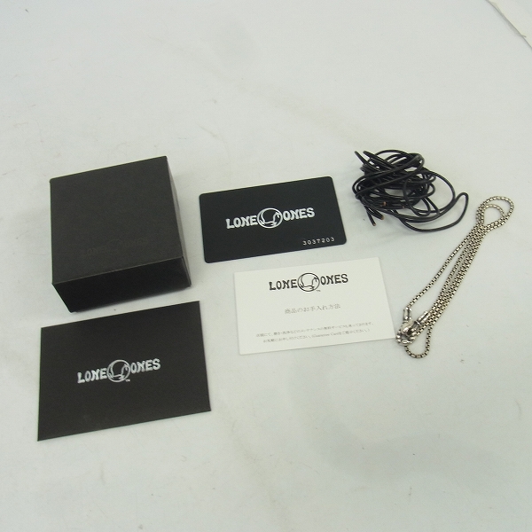 実際に弊社で買取させて頂いた【ギャラ付】LONE ONES/ロンワンズ メイティングフライト/MF フック BOX/ボックス チェーン M/20インチの画像 5枚目