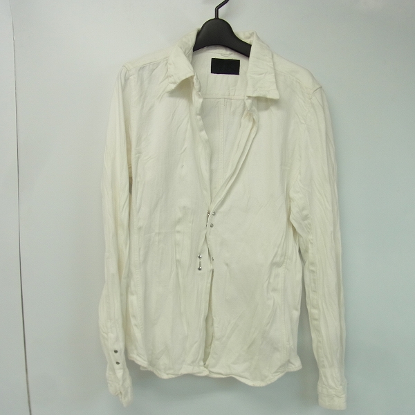 実際に弊社で買取させて頂いたjunhashimoto/ジュンハシモト 16SS WRINKLE HOOK SHIRT/フックシャツ 1060000011 Size：4