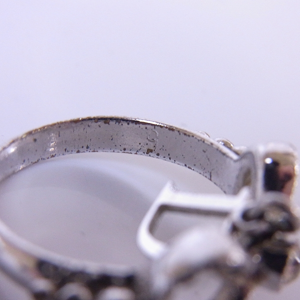 実際に弊社で買取させて頂いたChristian Dior/クリスチャン ディオール トロッターリング/リボンモチーフリング 2点セットの画像 6枚目