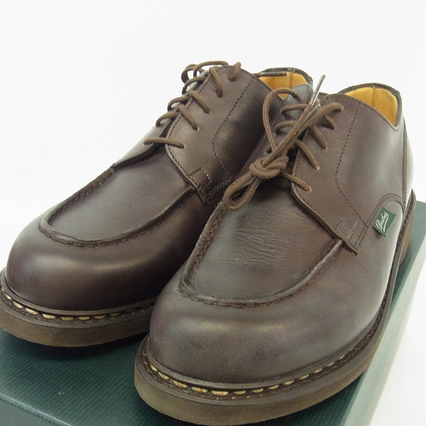 実際に弊社で買取させて頂いたPARABOOT/パラブーツ シャンボードUチップシューズ/710707/6.5の画像 0枚目