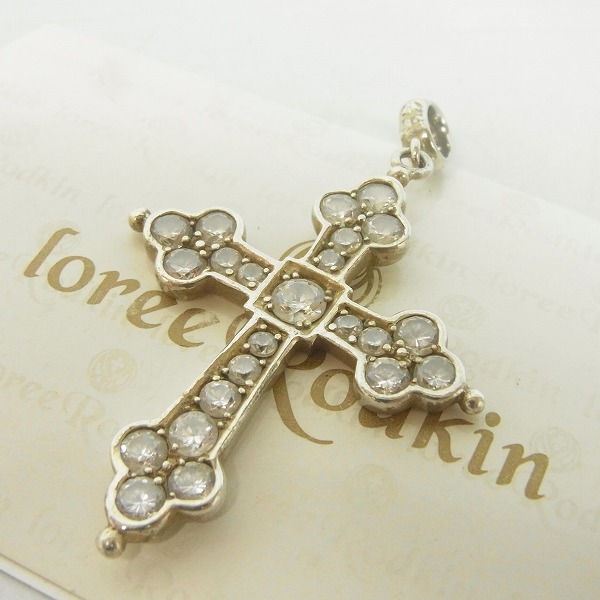 実際に弊社で買取させて頂いた【ギャラ付き】Loree Rodkin/ローリーロドキン ラージ ゴシッククロス ペンダントトップ P055-886