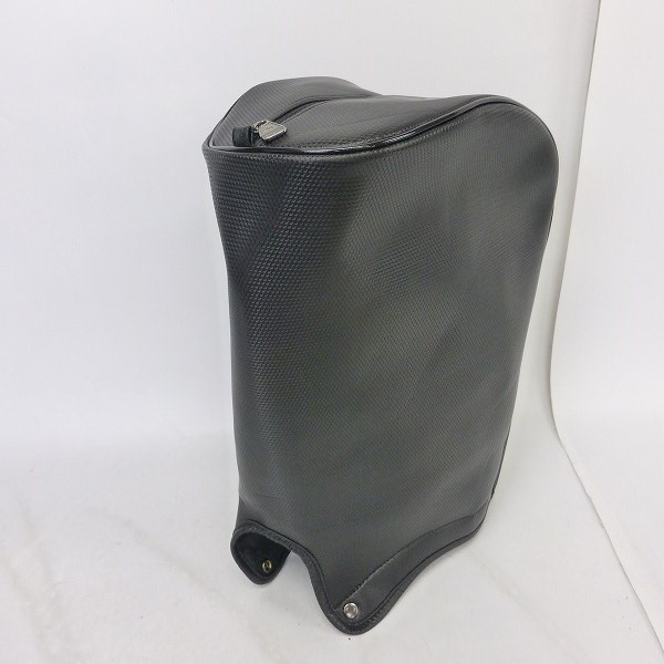 実際に弊社で買取させて頂いた★le coq sportif/ル・コック 6分割キャディバッグ XQQ12280L ブラックの画像 3枚目