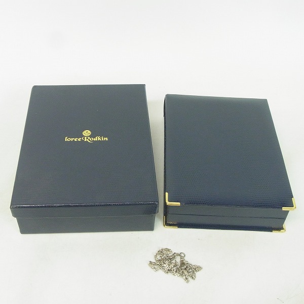 実際に弊社で買取させて頂いたLoreeRodkin/ローリーロドキン タイニーマルチーズクロスリンクチェーン/ネックレス 40CMの画像 5枚目