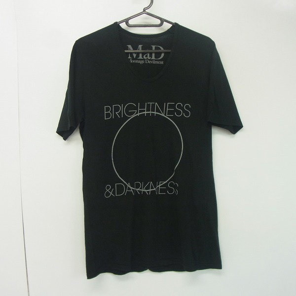 実際に弊社で買取させて頂いたMoonage Devilment/ムーンエイジデビルメント BRIGHTNESS&DARKNESS Tシャツ/44