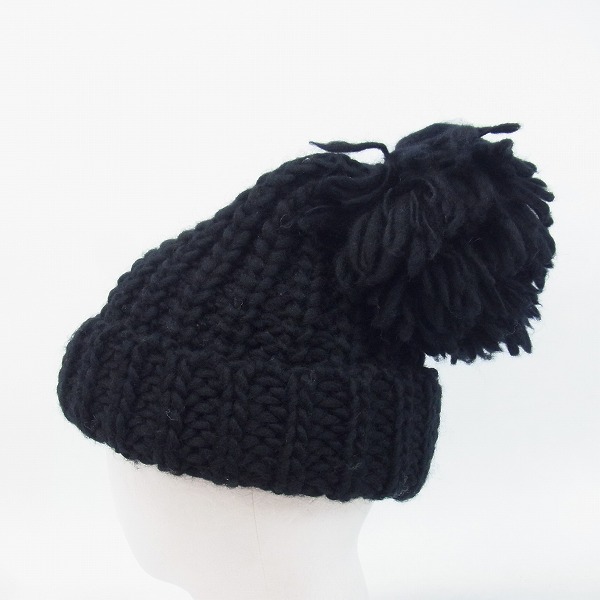 実際に弊社で買取させて頂いたCA4LA/カシラ ウール１００％ ニット帽 TAM01331の画像 2枚目