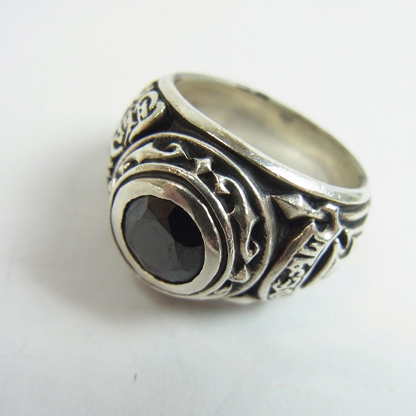 実際に弊社で買取させて頂いたDEAL DESIGN/ディールデザイン オニキス カレッジリング 19号 