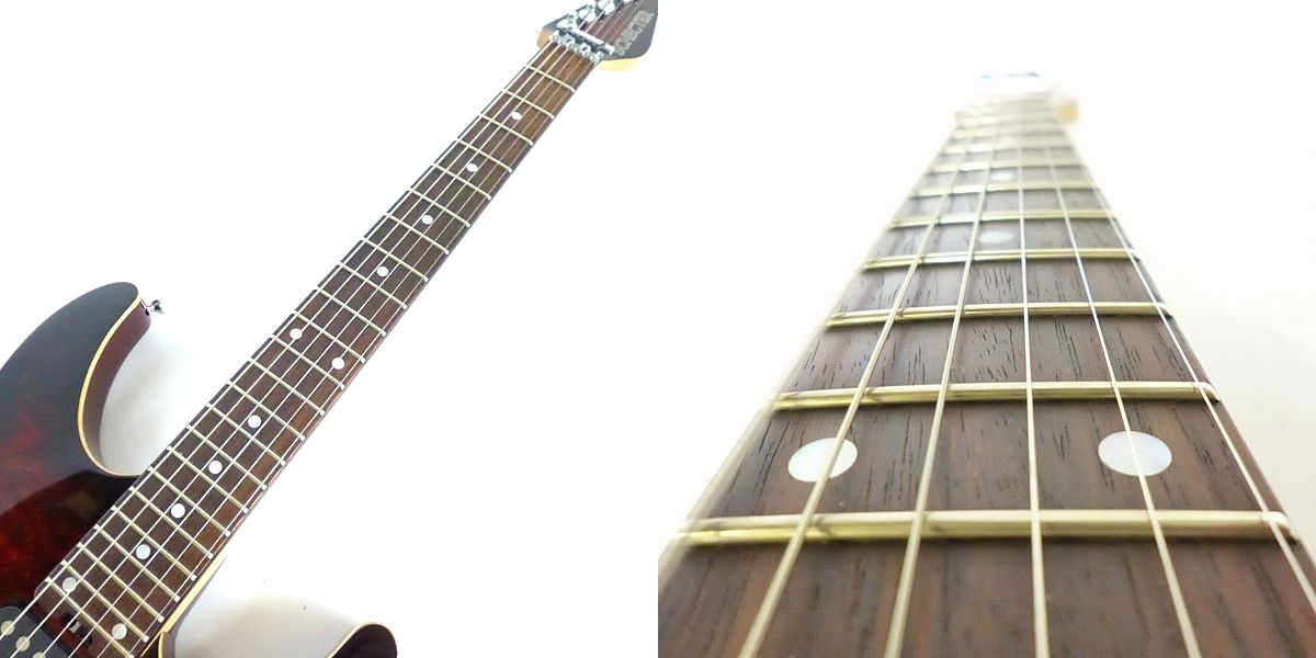 実際に弊社で買取させて頂いた★SCHECTER/シェクター エレキギター NV-DX-24-AS/RBSB/R ソフトケース付きの画像 2枚目