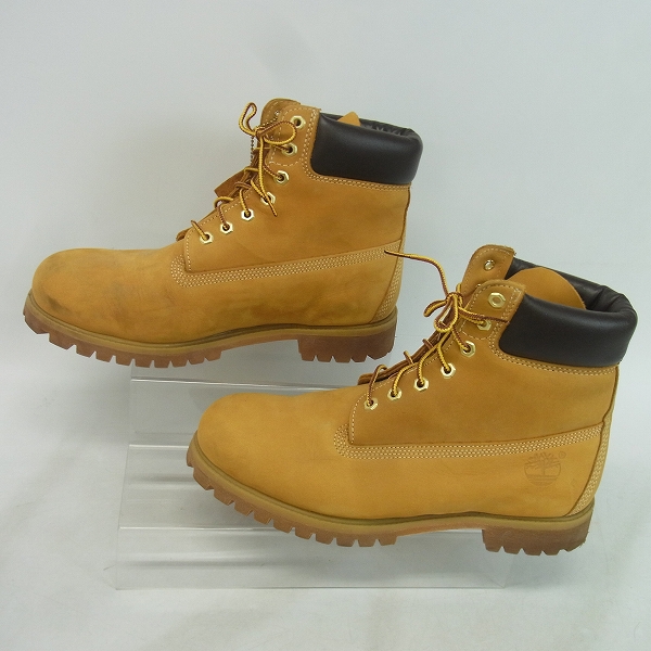 実際に弊社で買取させて頂いたTimberland/ティンバーランド プレミアムブーツ ウィートヌバック 10061/28.5の画像 3枚目