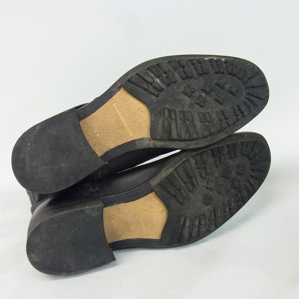 実際に弊社で買取させて頂いたalfredoBANNISTER/アルフレッドバニスター サイドジップ エンジニアブーツ/41の画像 2枚目