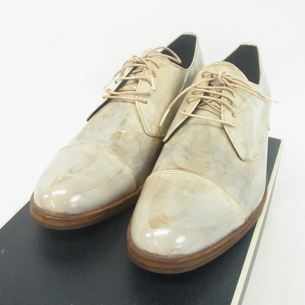 実際に弊社で買取させて頂いたMIHARAYASUHIRO/ミハラヤスヒロ ペイントカラー シューズ グレー 73251500 27.0