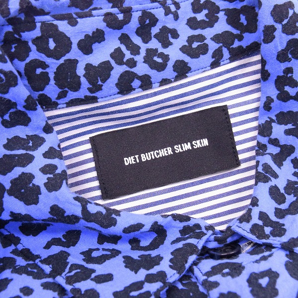 実際に弊社で買取させて頂いたDIET BUTCHER SLIM SKIN/ダイエットブッチャー スリムスキン レオパード ジッパーロングシャツ/2の画像 2枚目