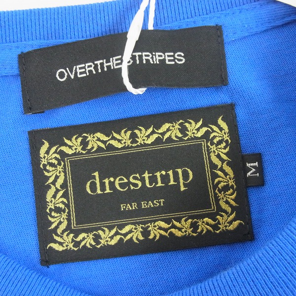 実際に弊社で買取させて頂いた【未使用】drestrip/ドレストリップ × オーバーザストライプス プリントTシャツ ブルー Mの画像 2枚目