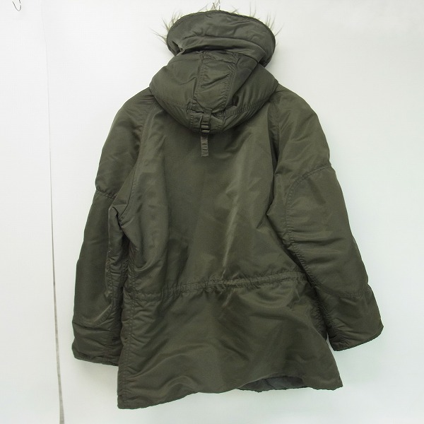 実際に弊社で買取させて頂いたALPHA INDUSTRIES/アルファインダストリーズ N-3B フライトジャケット J-6279/Mの画像 1枚目