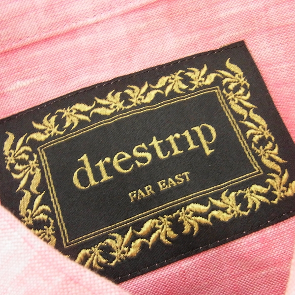 実際に弊社で買取させて頂いた【未使用】drestripドレストリップ 半袖リネンシャツ ピンク 3の画像 2枚目