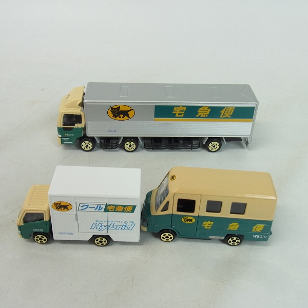 実際に弊社で買取させて頂いたヤマト運輸 非売品 ミニカー ウォークスルー/クール宅配便/10t車 8点セットの画像 3枚目