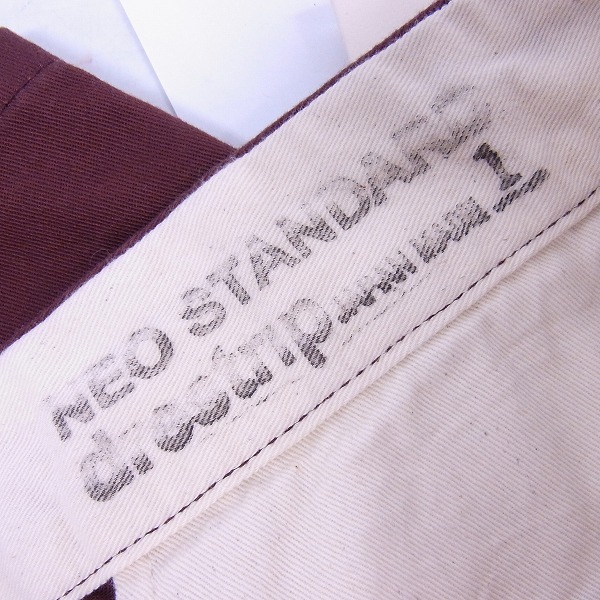 実際に弊社で買取させて頂いた【未使用】drestrip/ドレストリップ コットン ハーフパンツ ボルドー 1の画像 3枚目