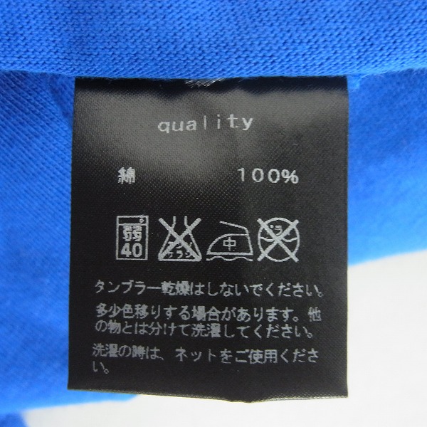 実際に弊社で買取させて頂いた【未使用】drestrip/ドレストリップ × オーバーザストライプス プリントTシャツ ブルー Mの画像 3枚目