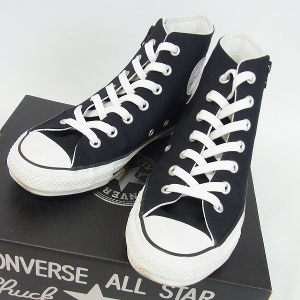 実際に弊社で買取させて頂いたCONVERSE/コンバース ALL STAR 100 コンブ HI 1CK834 ブラック/24.5の画像 0枚目