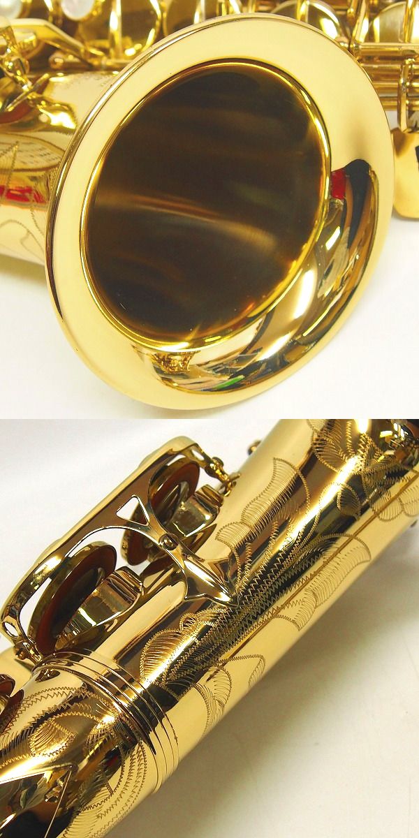 実際に弊社で買取させて頂いた★【動作確認済み】SELMER/セルマー アルトサックス Super Action 80 SERIE Ⅱ ラッカー 彫刻ありの画像 6枚目