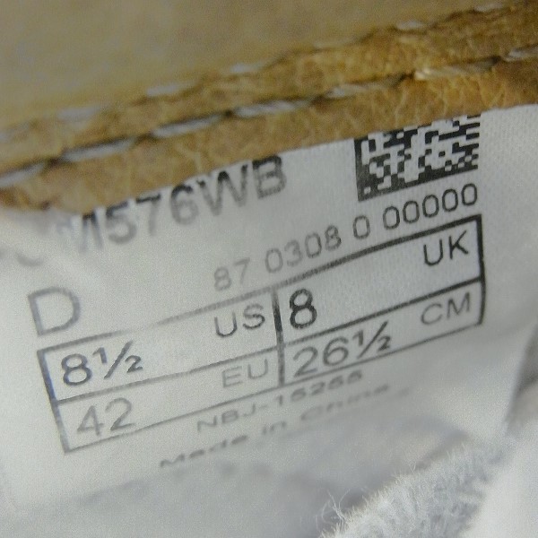 実際に弊社で買取させて頂いた【観賞用】ニューバランス×Denime 20周年記念 CM576 WB スニーカー/26.5の画像 5枚目