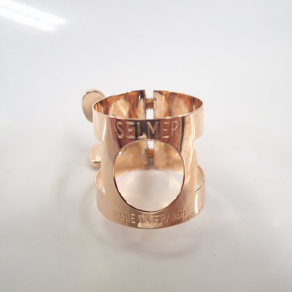 実際に弊社で買取させて頂いたSELMER/セルマー アルトサックス用マウスピース S80 C☆/セルマーリガチャーピンクゴールド セットの画像 6枚目