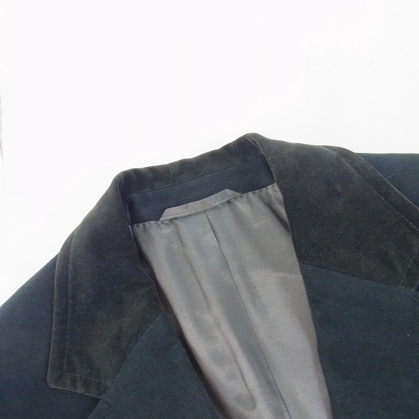 実際に弊社で買取させて頂いたHUGO BOSS/ヒューゴボス モスグリーン/ネイビー ジャケット セットアップ 2点セットの画像 6枚目