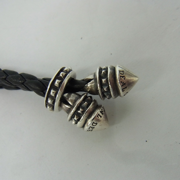 実際に弊社で買取させて頂いたDEAL DESIGN/ディールデザイン リリークロス シルバー ペンダント/チョーカー 2点セットの画像 4枚目