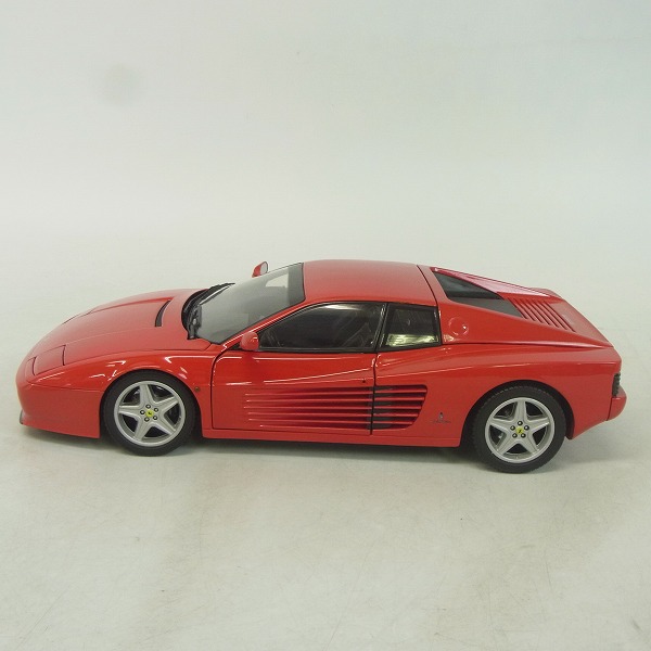 実際に弊社で買取させて頂いたKYOSHO/京商 1/18 フェラーリ 512TR レッド ダイキャストミニカー No.08423Rの画像 3枚目