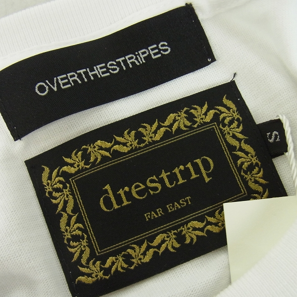 実際に弊社で買取させて頂いた【未使用】drestrip/ドレストリップ × オーバーザストライプス プリントTシャツ ホワイト Sの画像 2枚目